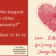 What if We See Support Each Other in Community? 1 Cor 12: 12-26 – 2024/11/3